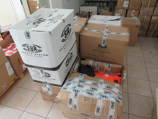 1008#3563 Transpallet a batteria e indumenti da lavoro in vendita - foto 12