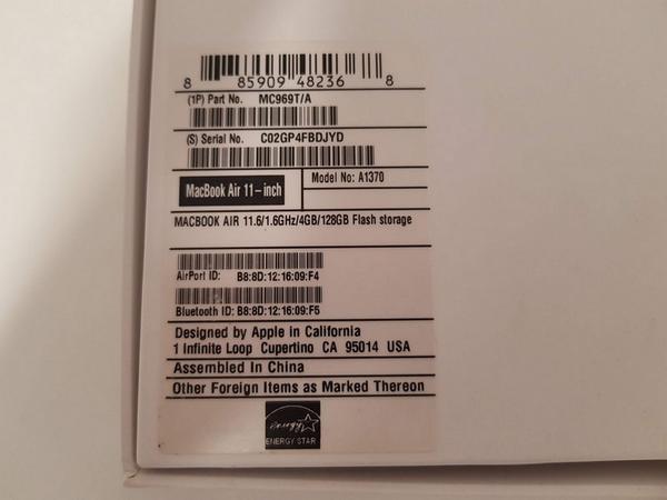4#3585 MacBook Air in vendita - foto 5