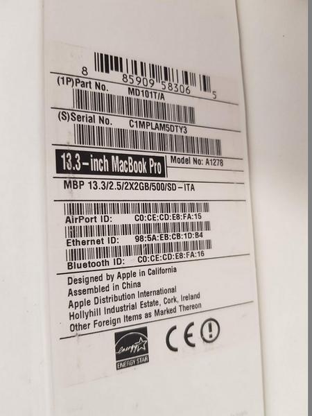 50#3585 MacBook Pro in vendita - foto 4