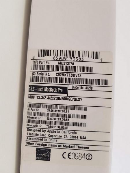 61#3585 MacBook Pro in vendita - foto 3