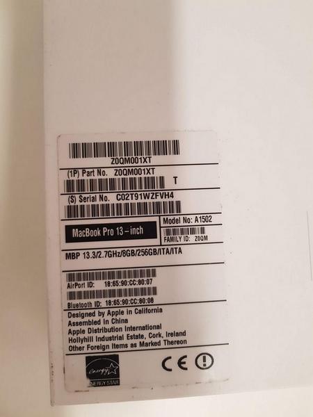 85#3585 MacBook Pro in vendita - foto 4