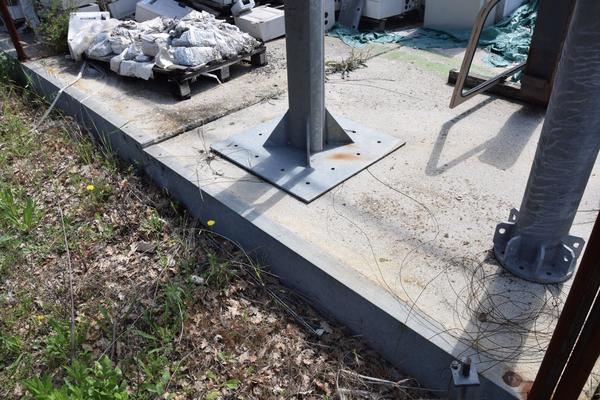 20#3589 Platea in cemento con struttura in vendita - foto 3