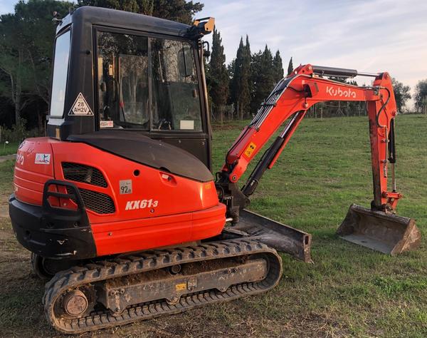 1#3626 Mini escavatore Kubota KX61-3 in vendita - foto 1