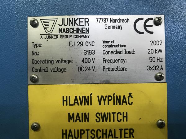 1#3627 Rettifica per esterni cnc Junker EJ 29 in vendita - foto 2