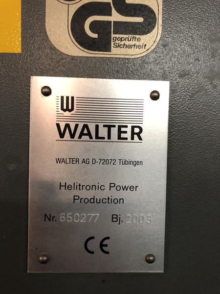 6#3627 Affilatrice Maxi Power Walter cnc in vendita - foto 3