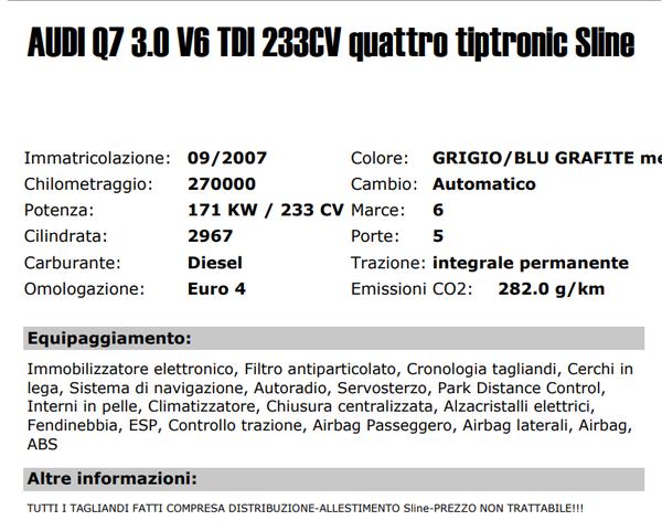 2#3636 Autovettura Audi Q7 in vendita - foto 2
