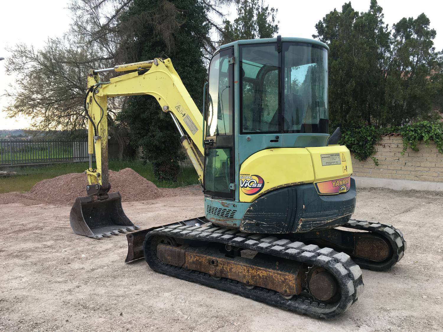 Lot Yanmar Vio 55 Mini Excavator