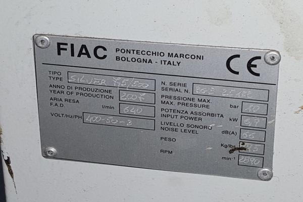 7#3646 Compressore aria Fiac Silver in vendita - foto 3