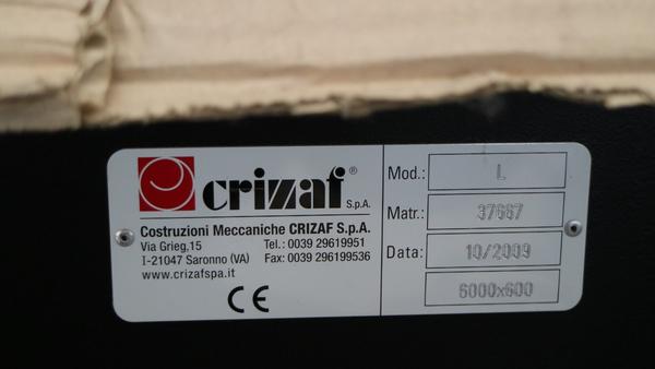 12#3655 Nastro trasportatore Crimaf su ruote in vendita - foto 5