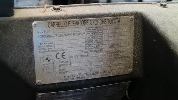 20#3655 Muletto Toyota  in vendita - foto 3
