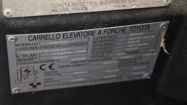 20#3655 Muletto Toyota  in vendita - foto 4