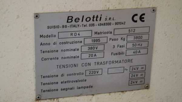 1#36550 Macchina Waterjet Belotti R04 in vendita - foto 6