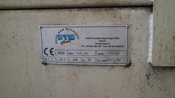 32#3667 Sega a nastro Bianco BTM 420 in vendita - foto 6