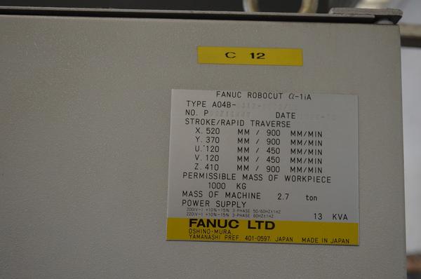 57#3667 Macchina a filo Fanuc Robocut  in vendita - foto 9