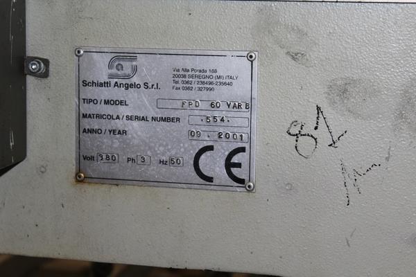 20#3669 Trapano con banco Schiatti Angelo Srl in vendita - foto 7