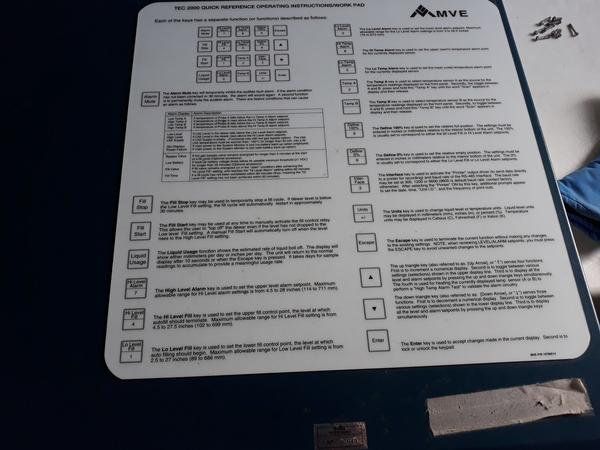 14#3675 Crioconservatore per azoto liquido MVE XLC-500 in vendita - foto 3
