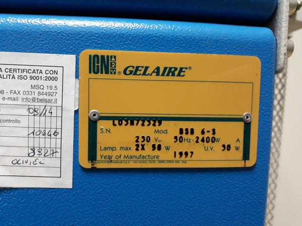 29#3675 Cappa chimica Airone S e centrifuga Beckman in vendita - foto 3