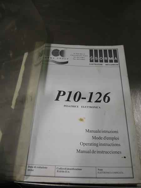 20#3686 Pesatrice elettronica Sorma p10 126 in vendita - foto 11