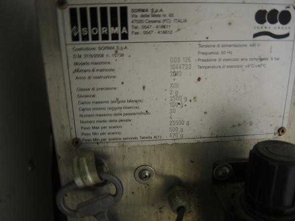 24#3686 Pesatrice elettronica Sorma g09-126 in vendita - foto 16
