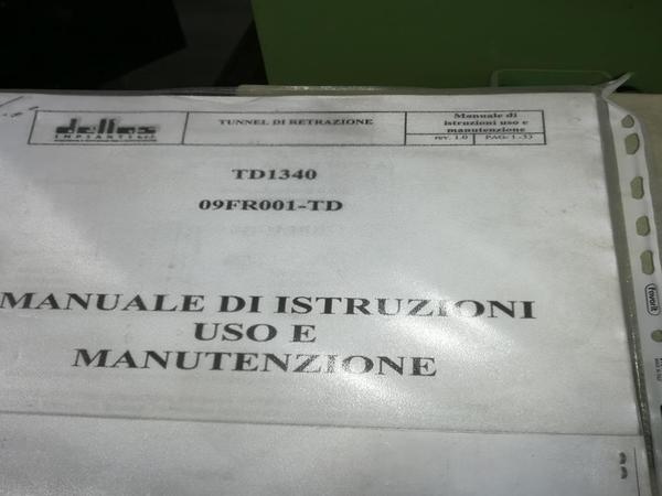 4#3688 Forno per film termorestringente Deltos TD 1340 in vendita - foto 3