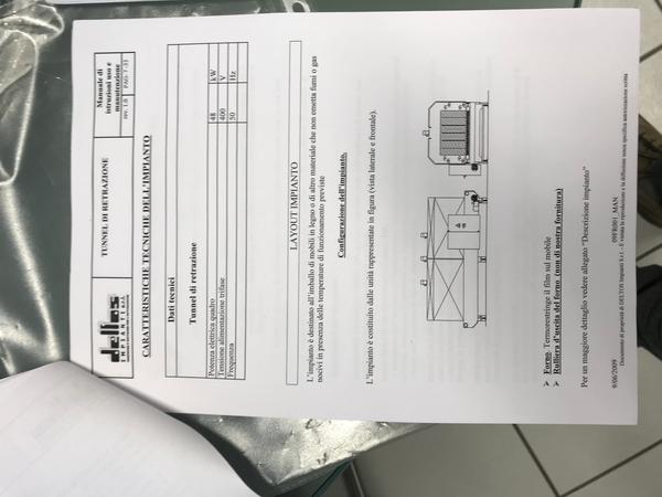 4#3688 Forno per film termorestringente Deltos TD 1340 in vendita - foto 24