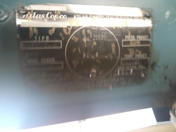 3#3695 Compressore elettrico a vite silenziato Atlas Copco GA208 in vendita - foto 13