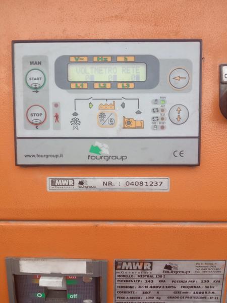 33#3695 Generatore di corrente da 130 kva in vendita - foto 6