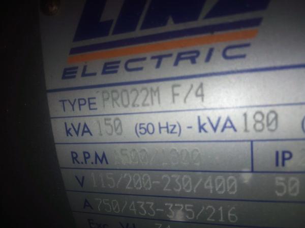 33#3695 Generatore di corrente da 130 kva in vendita - foto 7