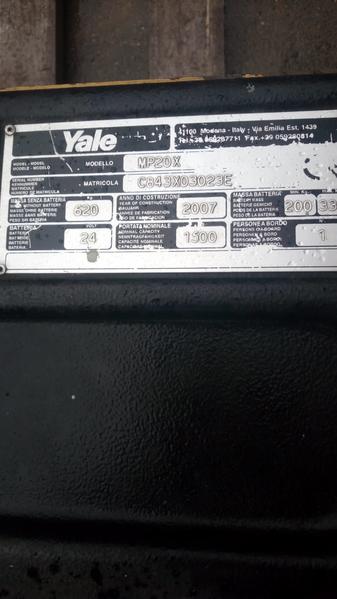 8#3695 Transpallet elettrico Yale MP20X 15 quintali in vendita - foto 3