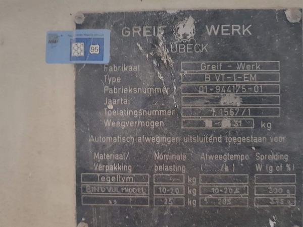 9#3707 Insaccatrice elettronica Grief Werk TEV 25 in vendita - foto 3