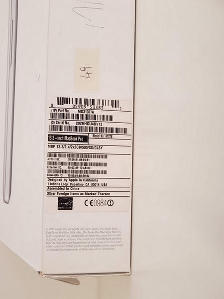 49#3717 Macbook Pro in vendita - foto 3