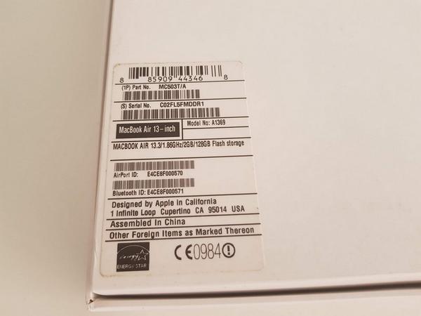 59#3717 Macbook Air in vendita - foto 4