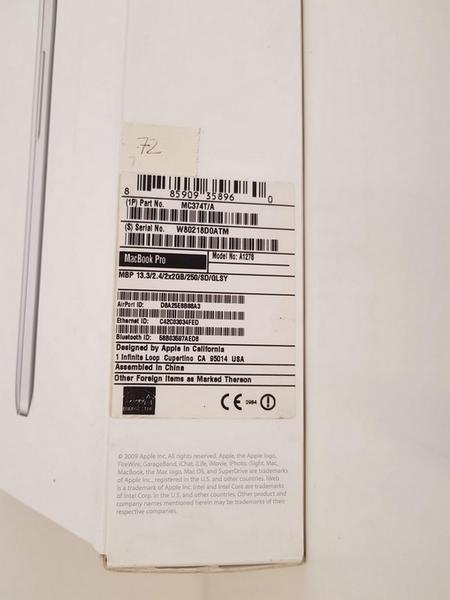 72#3717 Macbook Pro in vendita - foto 3