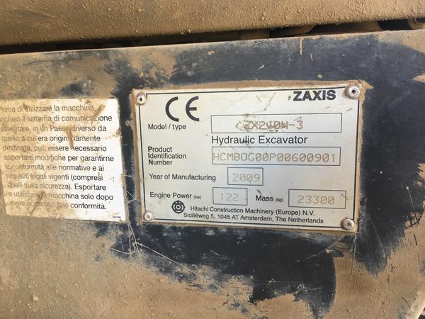 1#3724 Escavatore cingolato Hitachi in vendita - foto 16
