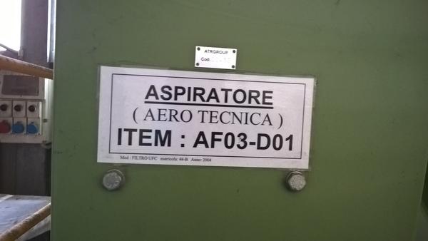 19#3726 Aspiratore Aero Tecnica in vendita - foto 2