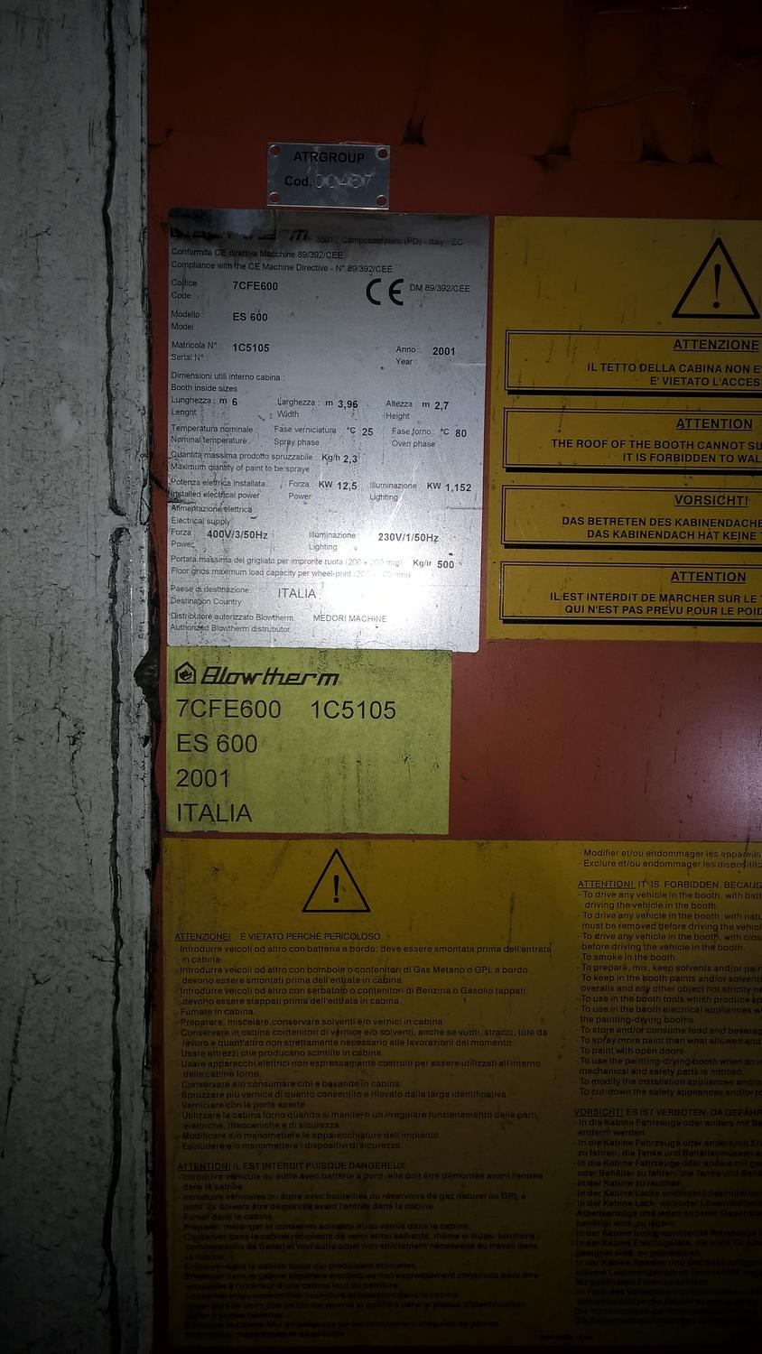 Lotto Forno per verniciatura Blowtherm