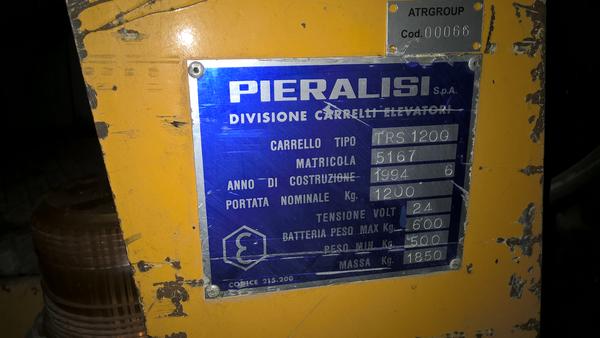 39#3726 Carrello elevatore Pieralisi Spa in vendita - foto 2