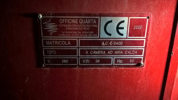 7#3726 Forno elettrico Officine Quarta in vendita - foto 3