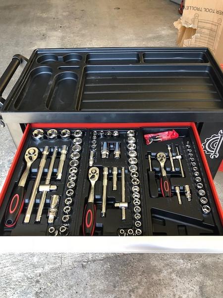 28#3727 N° 5 carrelli porta utensili Germany Tools Professional completi di utensili in vendita - foto 7