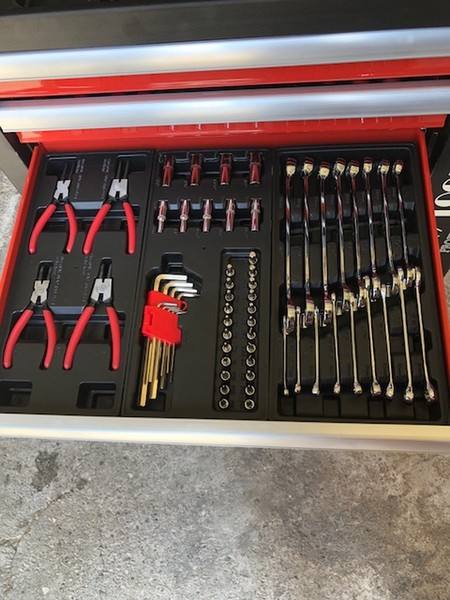 39#3727 N° 5 carrello porta utensili Germany Tools Professional completi di utensili in vendita - foto 5