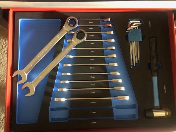 75#3727 N° 1 carrello porta utensili Germany Tools Professional completi di utensili in vendita - foto 4