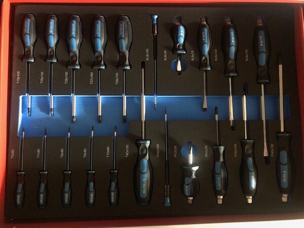 75#3727 N° 1 carrello porta utensili Germany Tools Professional completi di utensili in vendita - foto 5