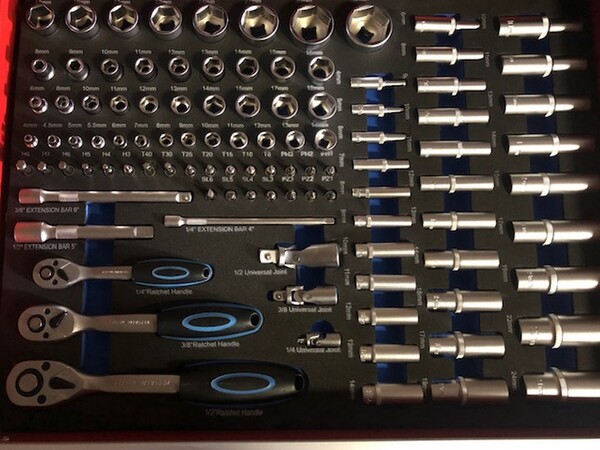 76#3727 N° 5 carrelli porta utensili Germany Tools Professional completi di utensili in vendita - foto 3
