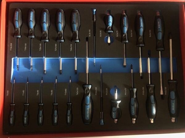 77#3727 N° 2 carrelli porta utensili Germany Tools Professional completi di utensili in vendita - foto 5