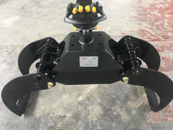 2#3732 Pinza da legna per miniescavatore in vendita - foto 1