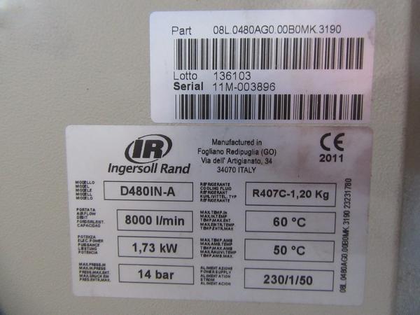 1#3741 Compressore Ingersoll Rand mod.UP5 30 10 in vendita - foto 9
