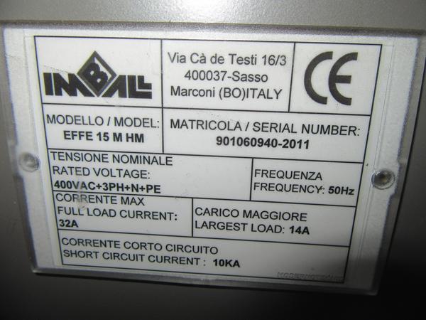 2#3741 Macchina formatrice e movimenti meccanici Imball in vendita - foto 9