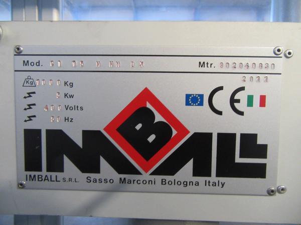 2#3741 Macchina formatrice e movimenti meccanici Imball in vendita - foto 19
