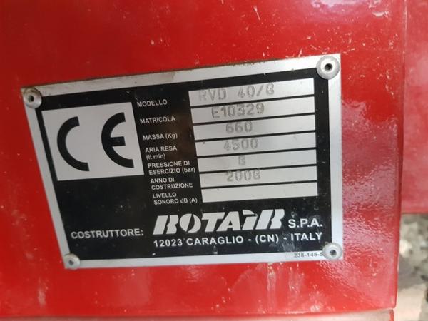 11#3744 Compressore Rotair in vendita - foto 2