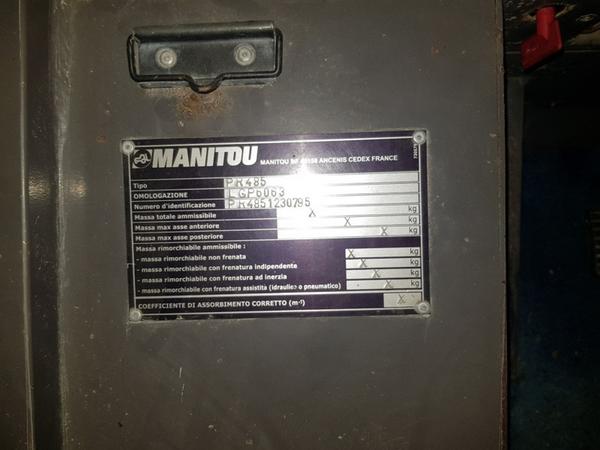 4#3744 Carrello elevatore Manitou in vendita - foto 7